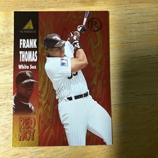 FRANK THOMAS 1995 PINNACLE RED HOT #RH3 MLB WHITE SOX