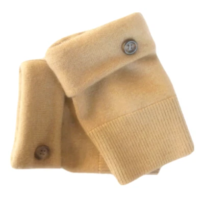 ПЕРЧАТКИ БЕЗ ПАЛЬЦЕВ ВЕРБЛЮД КОРИЧНЕВЫЙ МЕРИНОС ШЕРСТИ M - L СРЕДНИЙ - БОЛЬШОЙ РУКИ ГРЕЛКИ МАНЖЕТЫ - Изображение 1 из 2