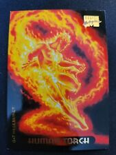 1994 Marvel Masterpieces Human Torch #52 Card