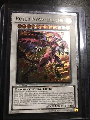 Yu-Gi-Oh! Roter Nova-Drache STBL-DE042 Ultimate Rare 1. Auflage  - Bild 1 von 4