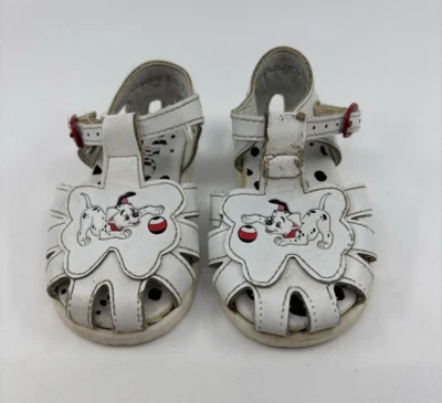Sandalias Infantiles Vintage Disney 101 Dálmatas RARAS Hebilla Talla 4 Zapatos Foto 1 de 4