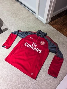 2017-18 Arsenal Puma 1/4 Zip Training Top - Picture 1 of 2