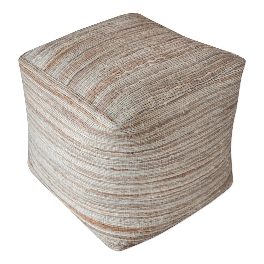 Uttermost Shiro Beige Pouf - 23958 - Image 1 of 1