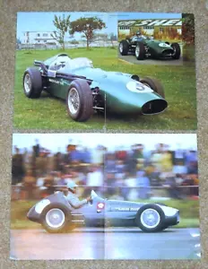 2 PÓSTERS DE COLECCIÓN F1 - Aston Martin DBR4/250 y BRM V16 - Imagen 1 de 2