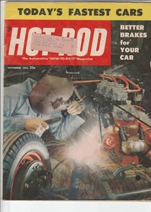 Revista Hot Rod edición de noviembre de 1955 'Los coches más rápidos de hoy' - Imagen 1 de 1