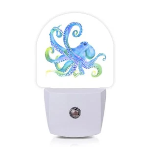 Octopus Night Lights Plug into Wall for Girls Boys RoomNight Light LED Lamp D... - Picture 1 of 7
