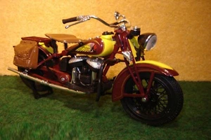 1:12 Indian Scout Braun Gelb 1934 FASTLANE 01114 - Bild 1 von 1