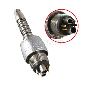 Acoplador rápido LED dental COXO de 6 orificios giratorio para pieza de mano de fibra óptica Sirona R/F - Imagen 1 de 9