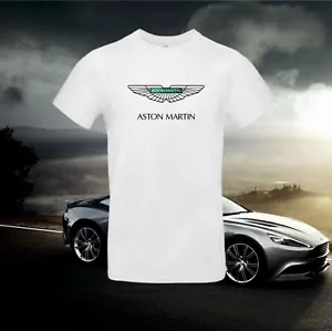 Aston Martin Adult T Shirt Fancy Tee Car Logo Top Unisex - Picture 1 of 3