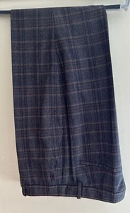 Theory Women’s Virgin Wool Plaid Dress Pants 8 - Picture 1 of 10