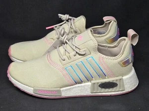 adidas Originals NMD R1 Women's Multi Size Shoes Gray Bliss Pink White GW9473 - Picture 1 of 12