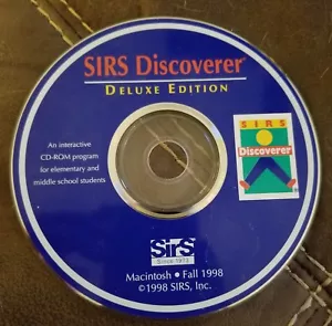 Sirs Discoverer School Software Learning CD MAC Software Homeschool - Picture 1 of 1