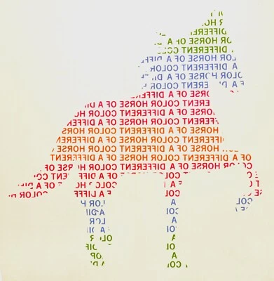 BUNDLE - Vintage 1970s Heat Transfers | Horse of a Different | NOS | Pack of 7 - Image 1 of 3