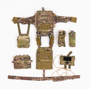 EASY&SIMPLE ES 26064C 1/6 Female Soldier CAG  Chest Hanging Bags Model for 12" - Picture 1 of 1