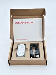 NUOVO SIGILLATO Google Coral AI USB ML acceleratore (coprocessore TPU bordo) - Foto 1 di 5