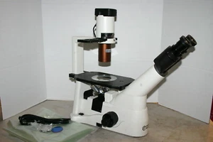 AMG Fisher Phase Contrast Infinity Inverted Microscope 40-200X Nice #1 - Bild 1 von 9