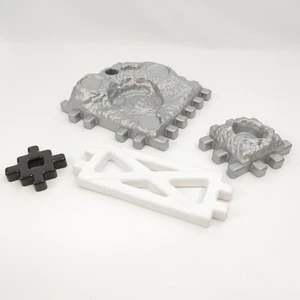 Lot of Vintage Little Tikes Wee Waffle Bricks Space Moon Rocks Replace Pcs ONLY - Picture 1 of 5