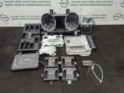 JAGUAR XE X760 2.0 DIESEL AUTOMATIC ENGINE ECU KIT GX73-12C520-FAD - Image 1 of 4