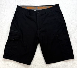 WF WearFirst Ripstop Cargo Shorts Men's 36 Black Stretch Hiking Utility Durable - Picture 1 of 7