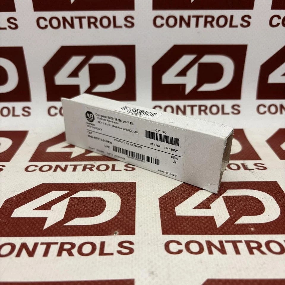 5069-RTB18-SCREW | Allen Bradley Compact I/O Terminal Block , Sealed (NSS), Ser - Image 1 of 1