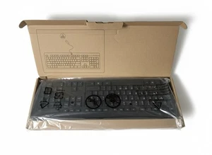 HP 125 Wired USB Keyboard Black M27527-L31 New Open Box Never Used - Picture 1 of 2