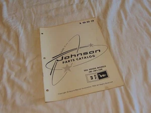 Original 1963 Johnson Outboard 3 HP Parts Catalog Manual JW-18R JWL-18R - Picture 1 of 3