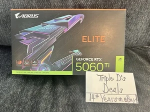 Gigabyte 5060 Ti Aorus Master Elite 16GB (GV-N506TAORUS E-16GD) ONLY U.S. SELLER - Picture 1 of 4