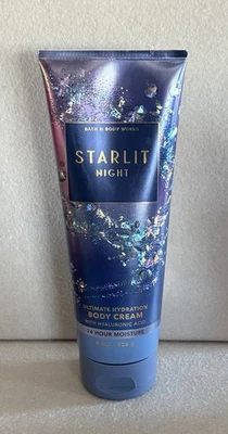 BATH & BODY WORKS STARLIT NIGHT BODY CREAM 8 OZ - Image 1 of 2