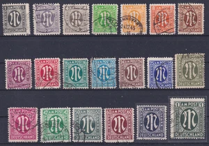 Bizone AM Post Mi.Nr. 16 - 35 gestempelt, 1945 - Picture 1 of 2