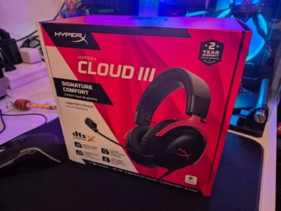 Neues HYPERX Cloud III Over Ear Gaming Headset PC PS5 XBox - Bild 1 von 3