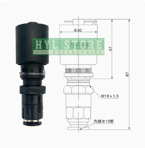1 Stück Neu für Filter mit eingebautem automatischem Ablassventil 300-GK18DB Ersatz - Bild 1 von 4