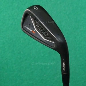 Cobra King Forged Tec Black Single 6 Iron AMT Tour White S300 Onyx Steel Stiff - Picture 1 of 3