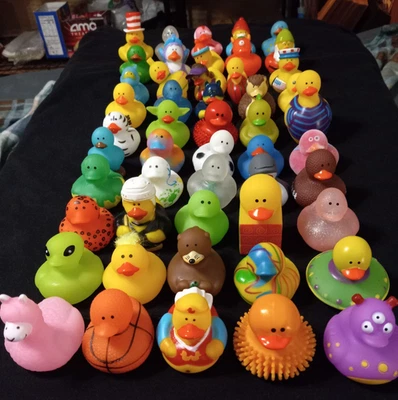 Bulk Assorted Rubber Duckies (50ct.) - New - Unused - Image 1 of 4