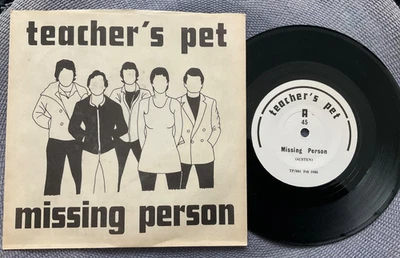 TEACHER’S PET - MISSING PERSON rare UK 1980 PRIVATE PUNK / KBD / POWER POP /MINT Foto 1 de 2