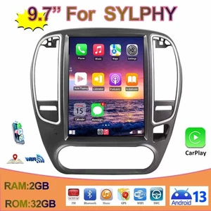 9.7”For SYLPHY  Fit Apple Carplay 2+32G Android 13.0 Carplay Radio RDS GPS WIFI - Picture 1 of 12