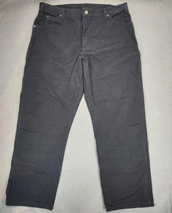 Dickies Pants Mens 38x30 Black Duck Carpenter Jean Workwear Cotton Relaxed Fit - Picture 1 of 9