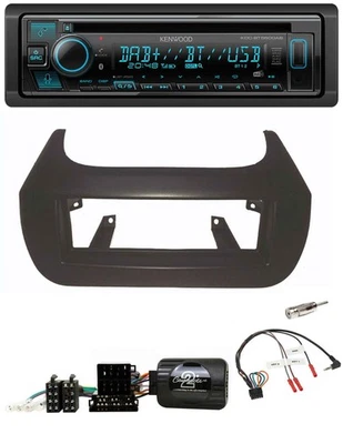 Kenwood Bluetooth DAB CD Lenkrad USB Autoradio für Citroen Nemo Fiat Fiorino Peu - Bild 1 von 4