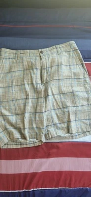 Pantalones cortos Tasso Elba Island de lino/algodón para hombre talla 34x10 Foto 1 de 4