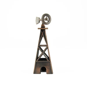 1:87 Scale HO Gauge Metal Windmill Model Train Accessory Desk Pencil Sharpener - Picture 1 of 4