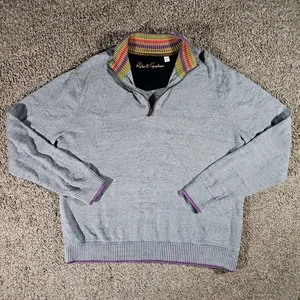 Robert Graham Knowledge Wisdom Truth XL 1/4 zip Sweater - Picture 1 of 7