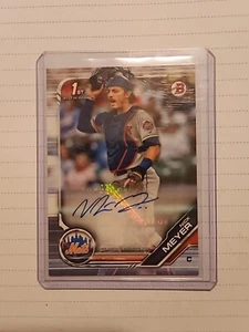 2019 Bowman - Prospect Autographs #PA-NM Nick Meyer (AU, RC) - Picture 1 of 2