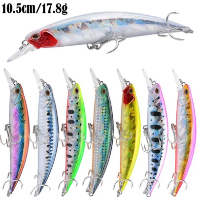 1 Stück Minnow Angelköder 17.8g 10.5cm Wobbler Sinking Minnow Harter Salzwasser - Bild 1 von 4