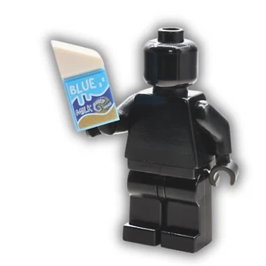 LEGO® mattoncino 1x1 con latte blu, stampa personalizzata - Foto 1 di 5