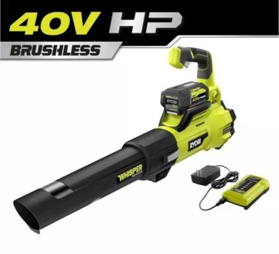 RYOBI CANADA 40V Brushless Cordless 125 MPH 550 CFM Jet Fan Leaf Blower Kit - Image 1 of 4