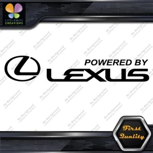 Compatible Powered By Lexus Name Racing Tuning JDM Cars Vinyl Decals Stickers - Picture 1 of 47