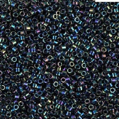 Miyuki Delica DB0005/DB005/DB05/DB5 11/0 opaco metálico negro iris 7,2 g Foto 1 de 2