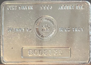 GORGEOUS ROYAL CANADIAN MINT TEN OUNCE FINE SILVER DISCONTINUED IN 1988 RARE !!! - Picture 1 of 2