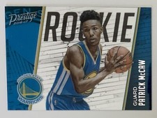 2016-17 Panini Prestige Basketball Rookies Card #6 Patrick McCaw Golden State 🏀
