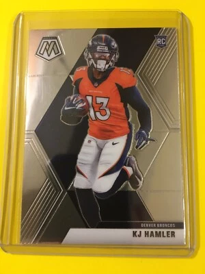 🔥🔥2020 Mosaic KJ HAMLER Rookie Base #219 Denver Broncos - Image 1 of 2