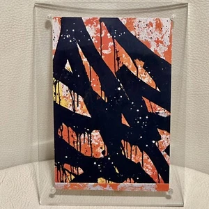 Bisco Smith Waves Mini Print (Orange) | Framed Show / Post Card | Free Ship - Picture 1 of 2